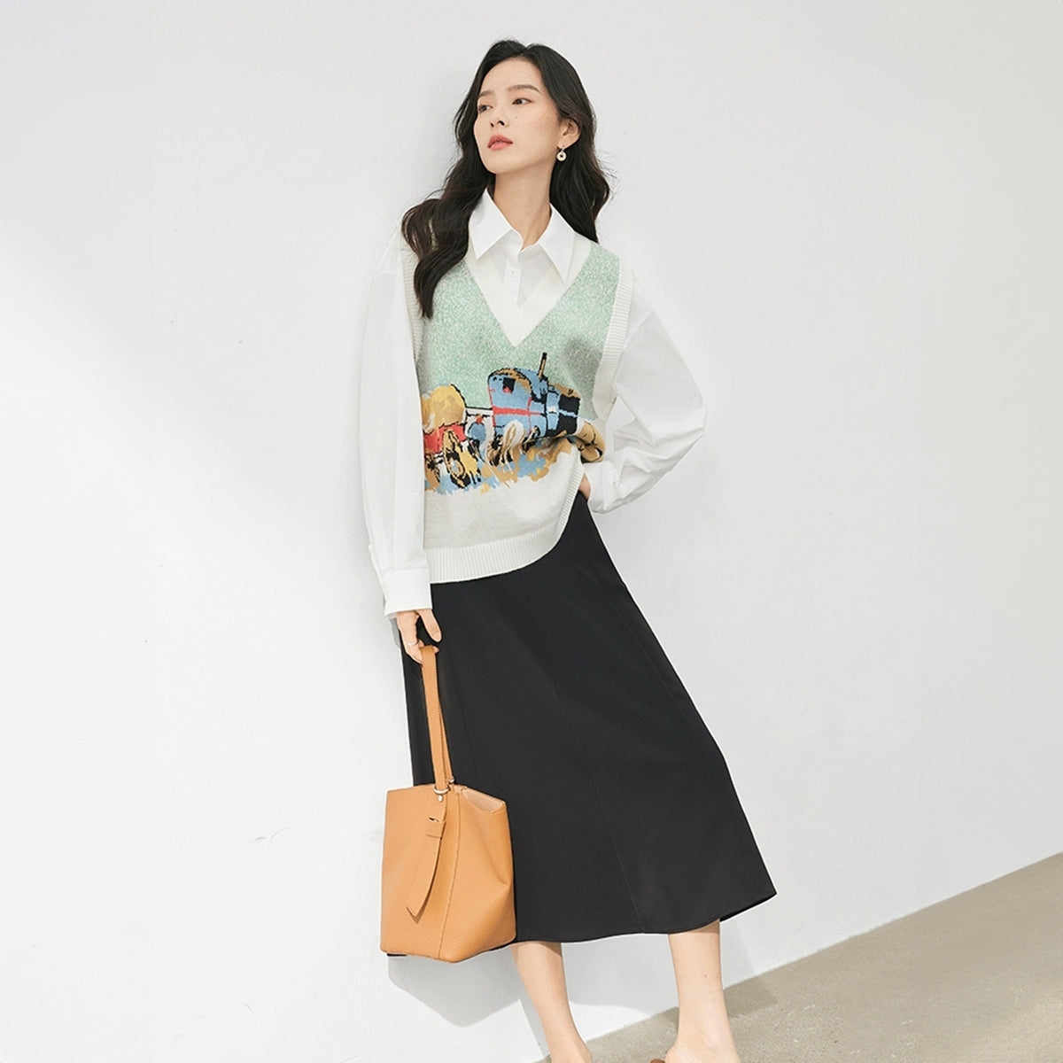 Pull Campement de gitans avec caravanes