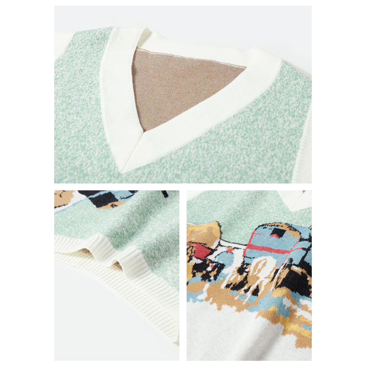 Pull Campement de gitans avec caravanes