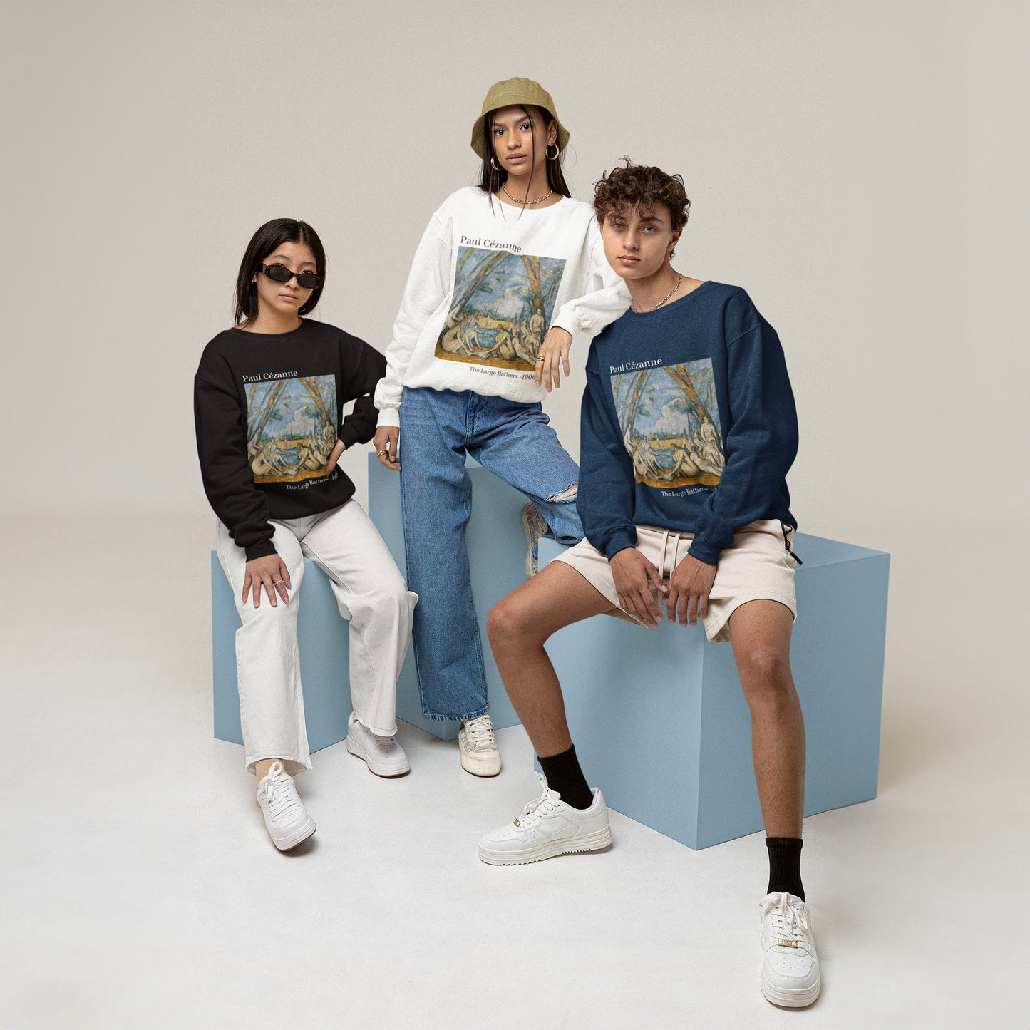 Sudadera Paul Cézanne Las grandes bañistas