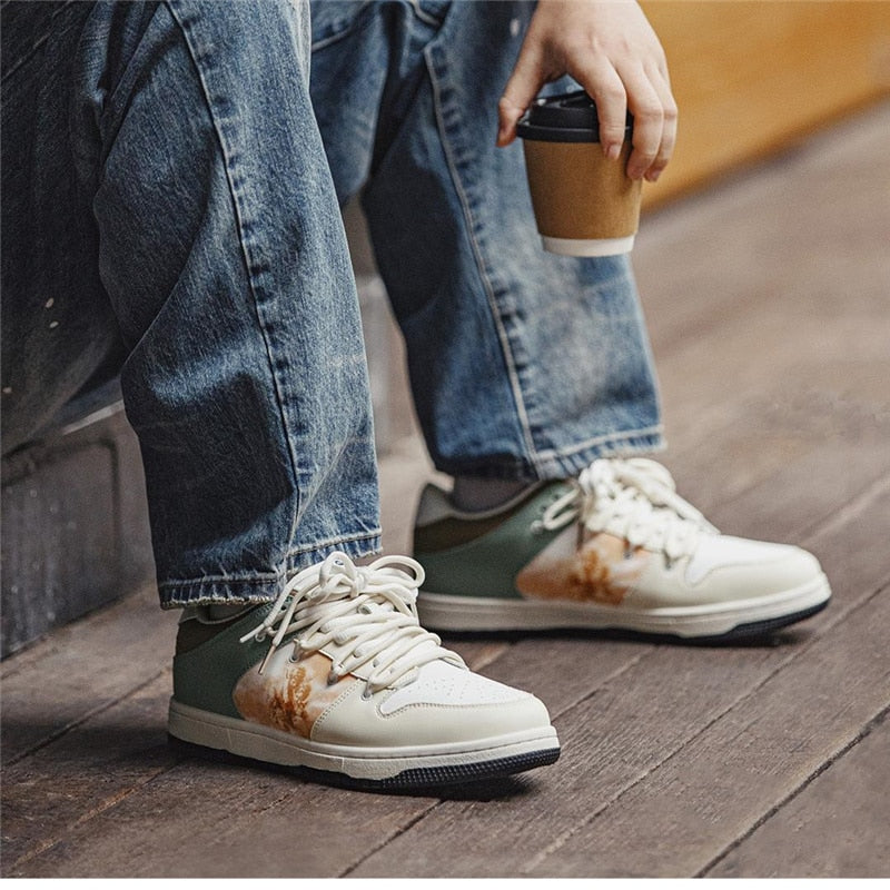 Zapatillas inspiradas en ángeles renacentistas
