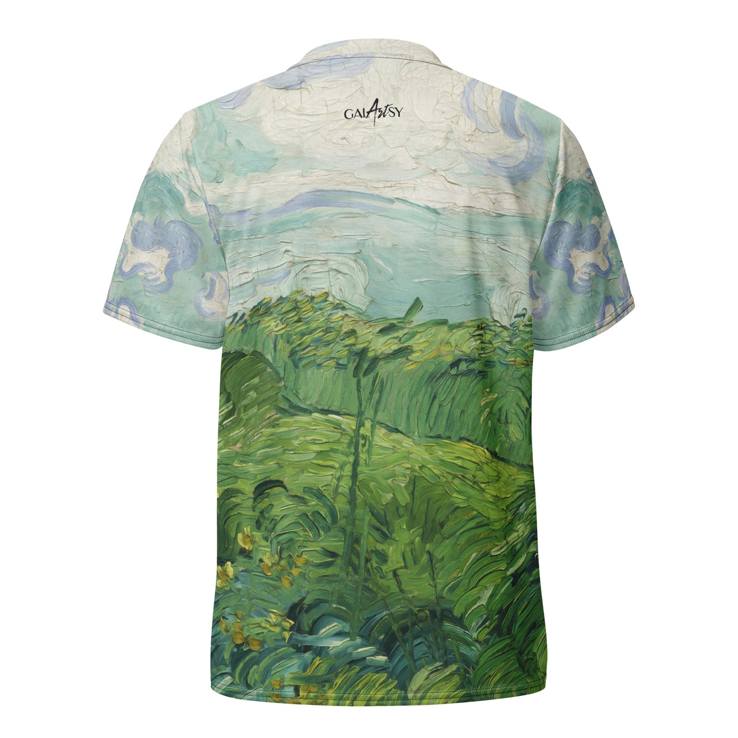 Camiseta deportiva unisex Van Gogh Green Field