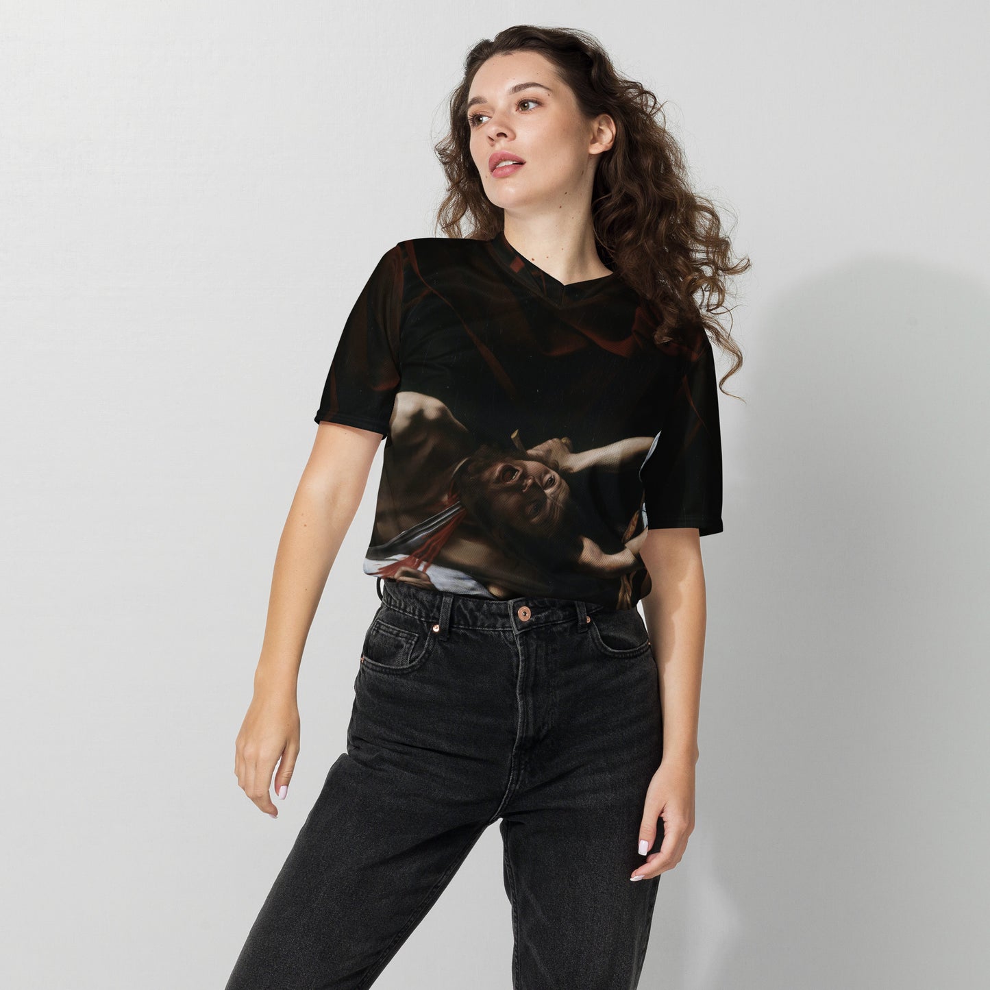 Maillot deportivo unisex Judith decapitando a Holofernes