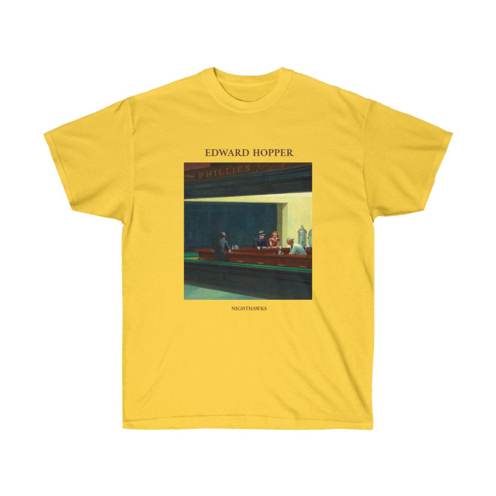 Camiseta Edward Hopper Nighthawks
