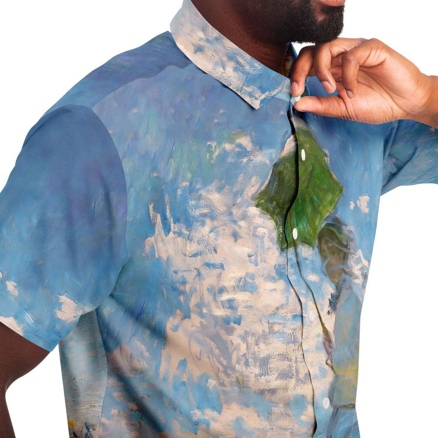 MONET Femme à la Chemise Boutonnée Parasol