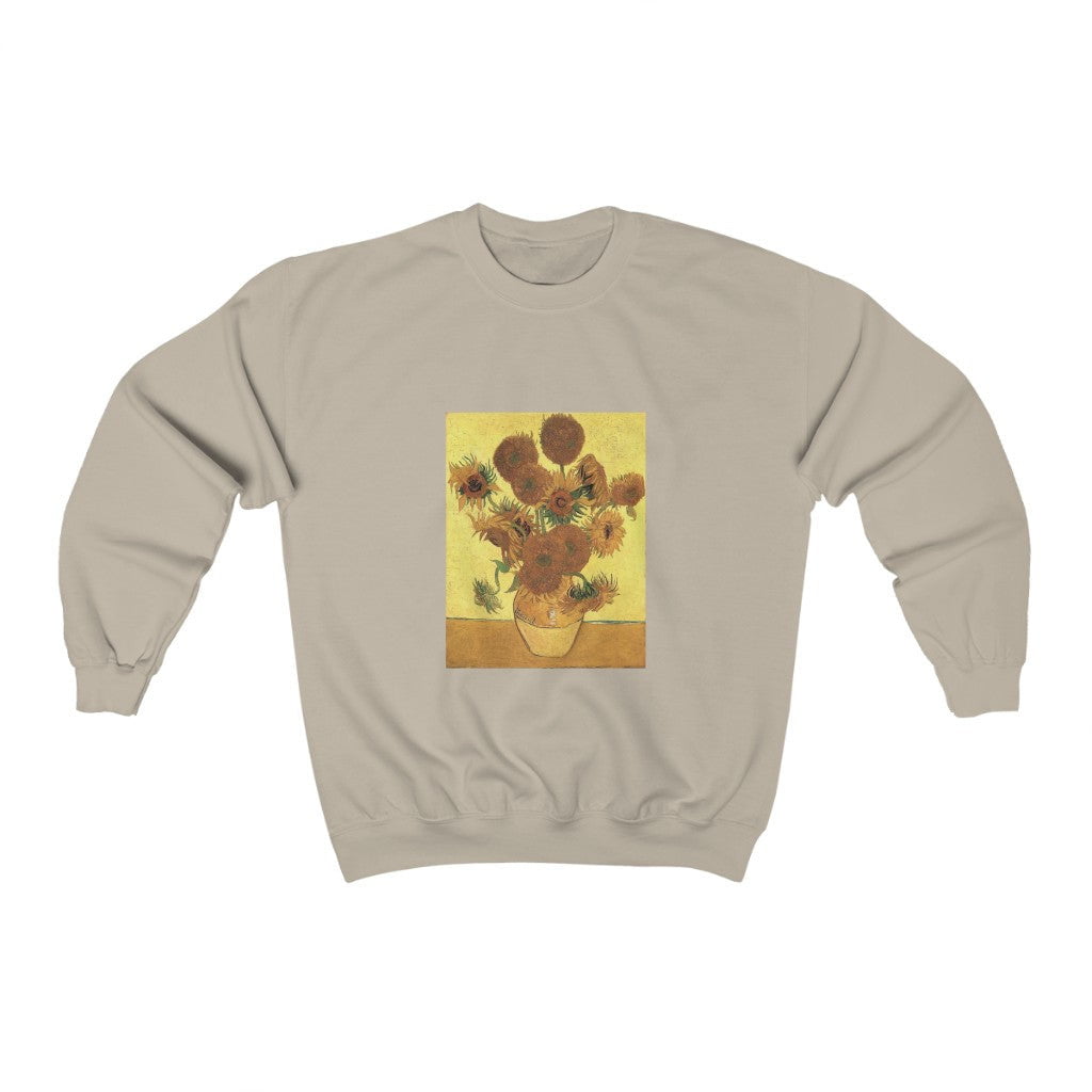 Sudadera Vincent van Gogh Jarrón con Quince Girasoles