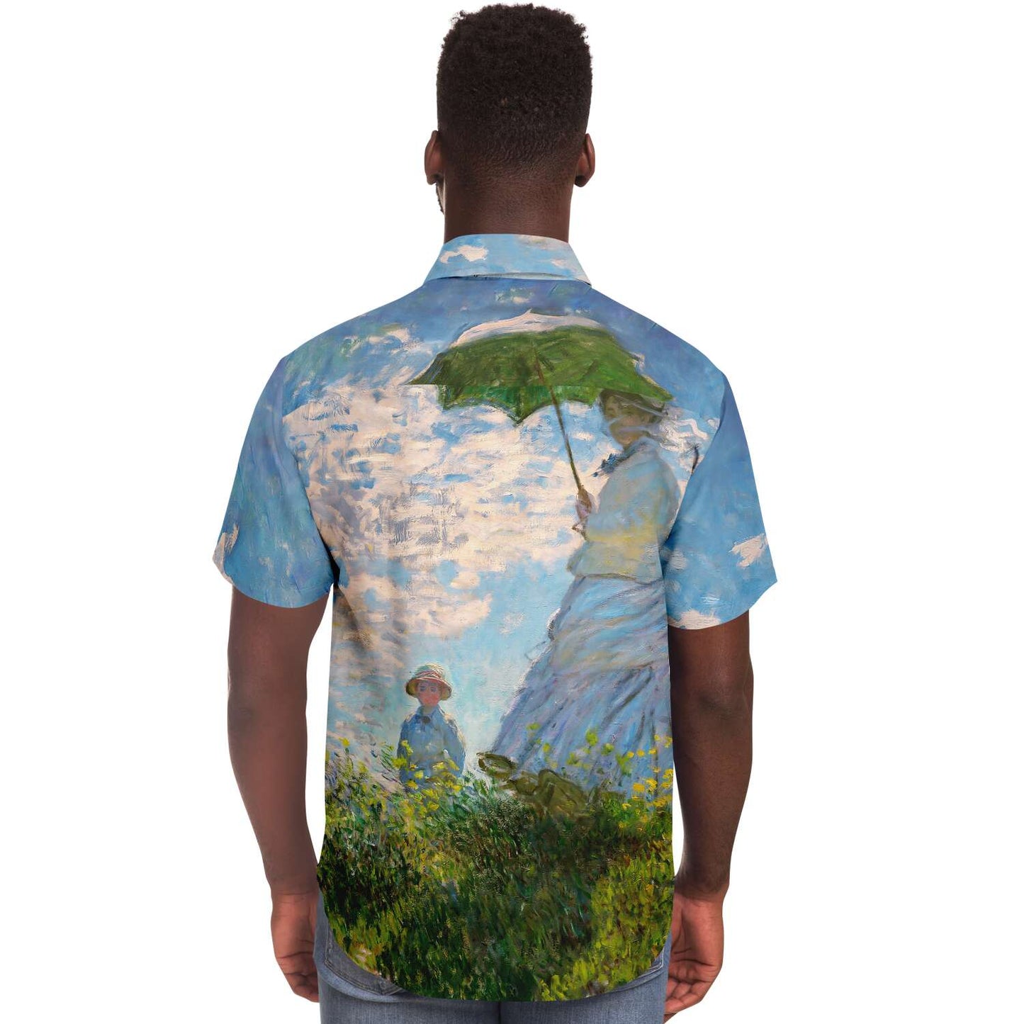 MONET Femme à la Chemise Boutonnée Parasol