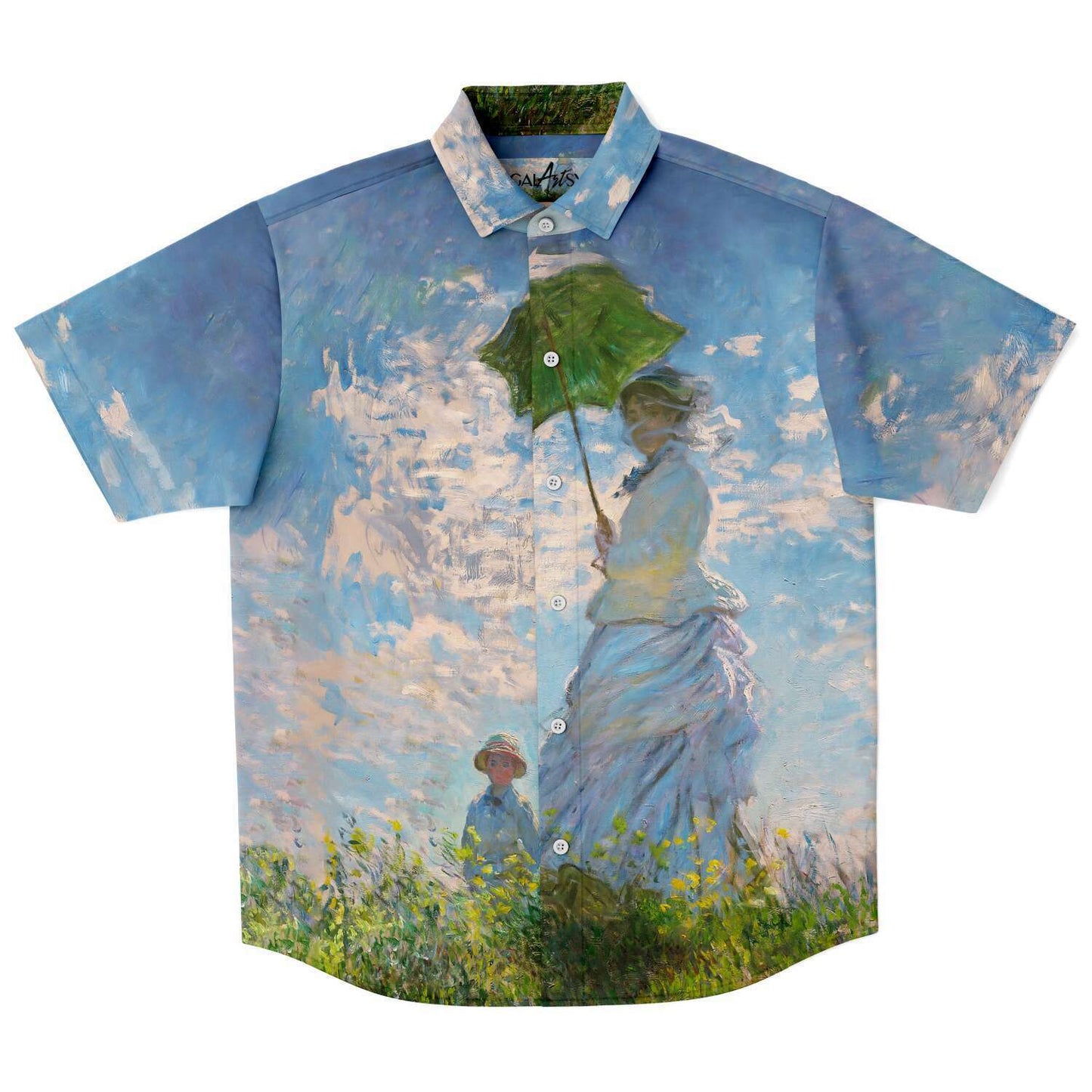 MONET Femme à la Chemise Boutonnée Parasol