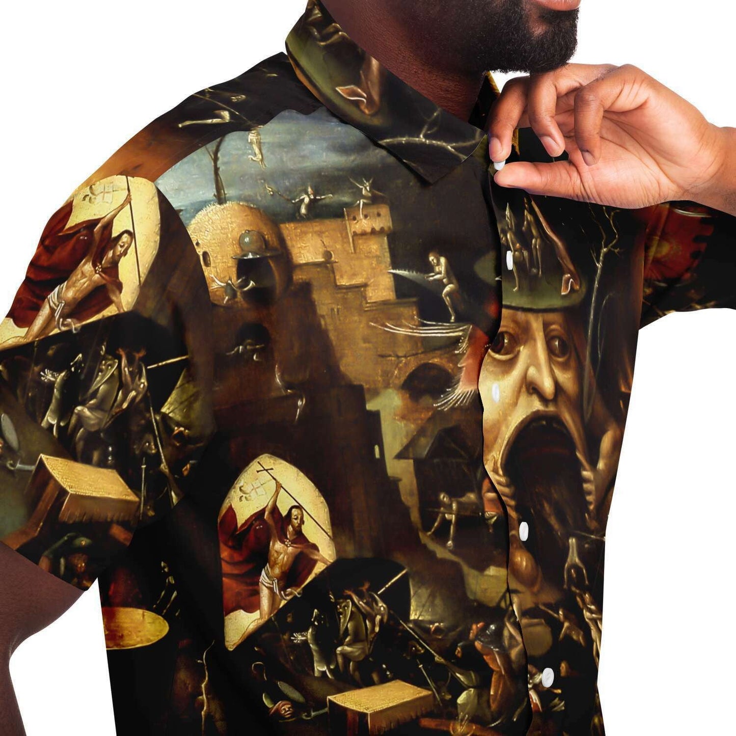 Bosch Christ in Limbo  BUTTONED SHIRT