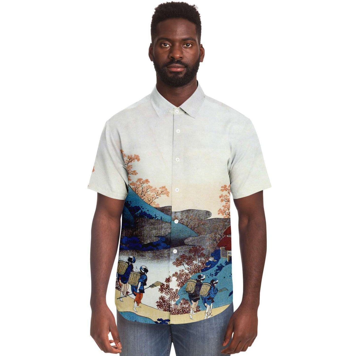 CHEMISE À BOUTONS Hokusai Sarumaru Dayu