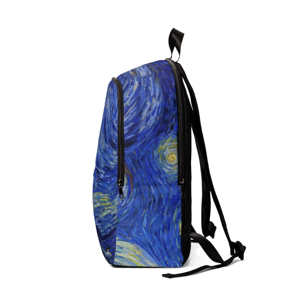 Mochila de tela noche estrellada