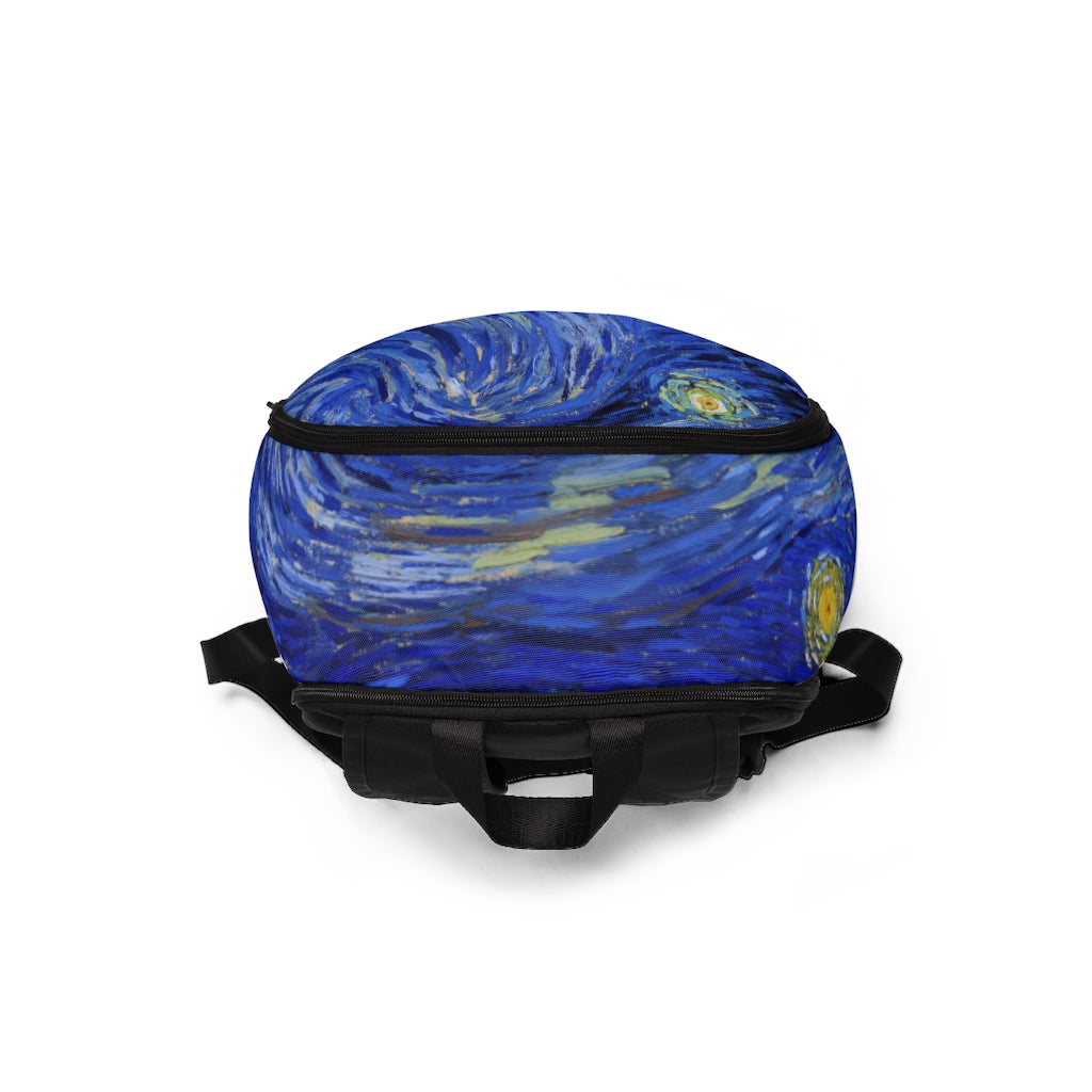 Mochila de tela noche estrellada