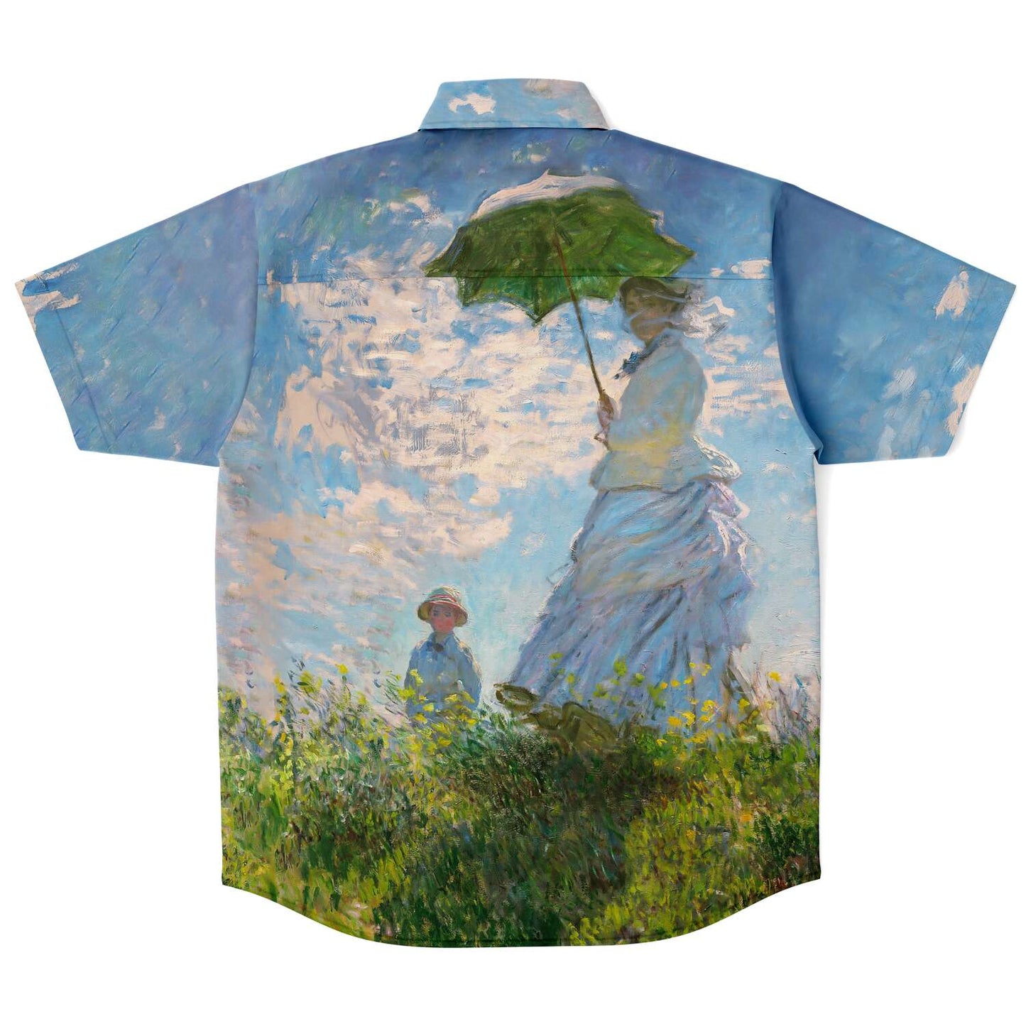 MONET Femme à la Chemise Boutonnée Parasol