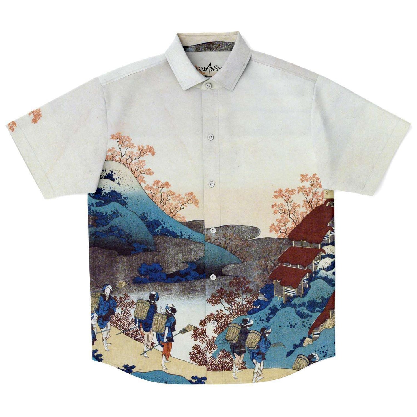 CHEMISE À BOUTONS Hokusai Sarumaru Dayu
