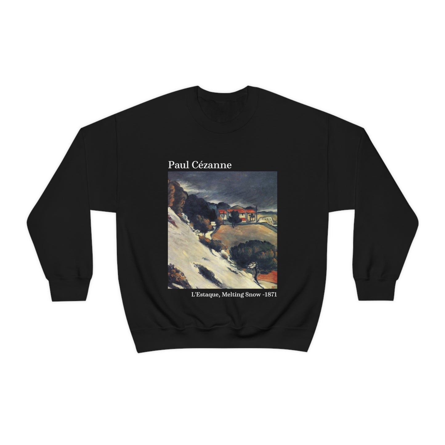 Paul Cézanne L'Estaque, Sudadera con nieve derretida