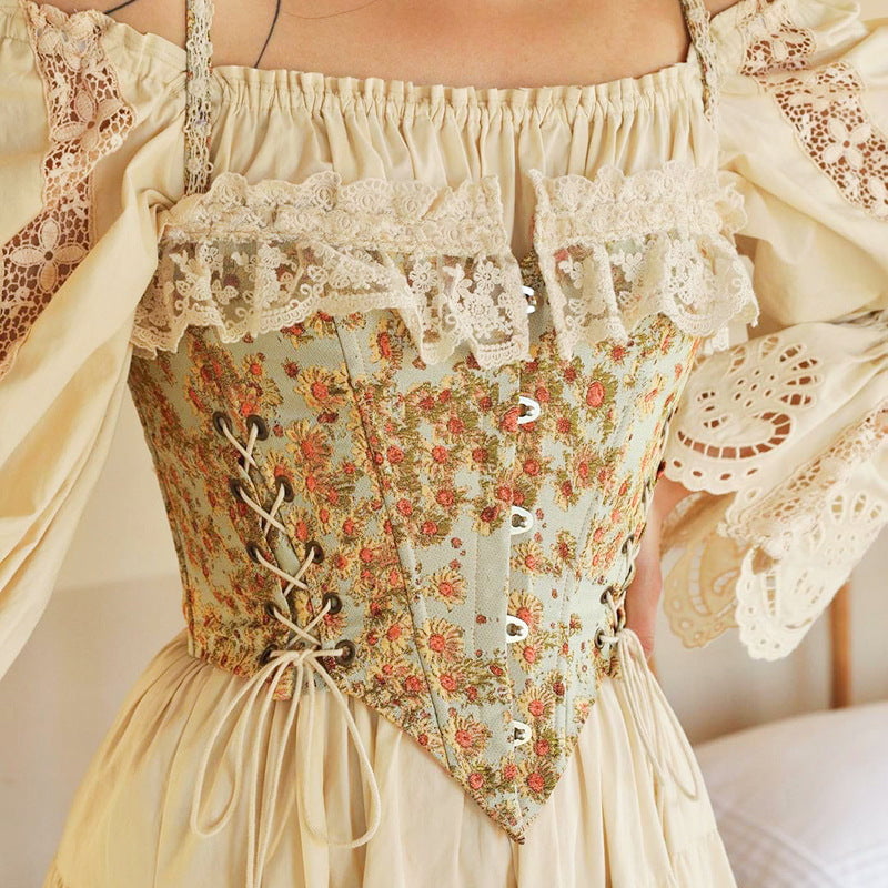 Corset inspiré des tournesols de Van Gogh