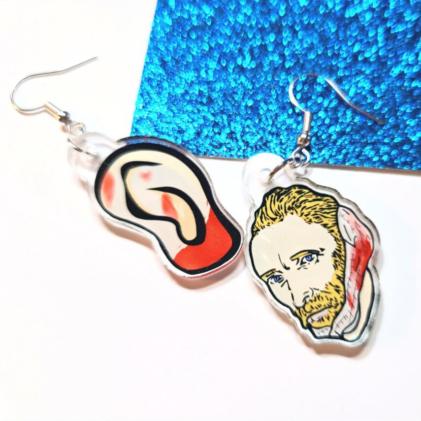 Pendientes Acrílico Van Gogh