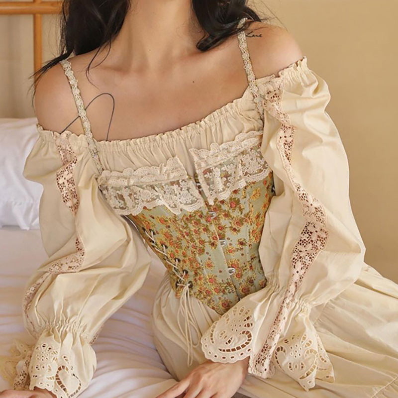 Corset inspiré des tournesols de Van Gogh