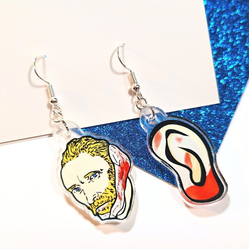 Pendientes Acrílico Van Gogh