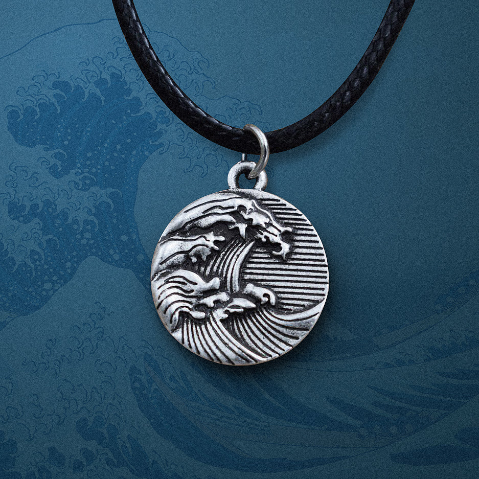 Collar La gran ola de kanagawa