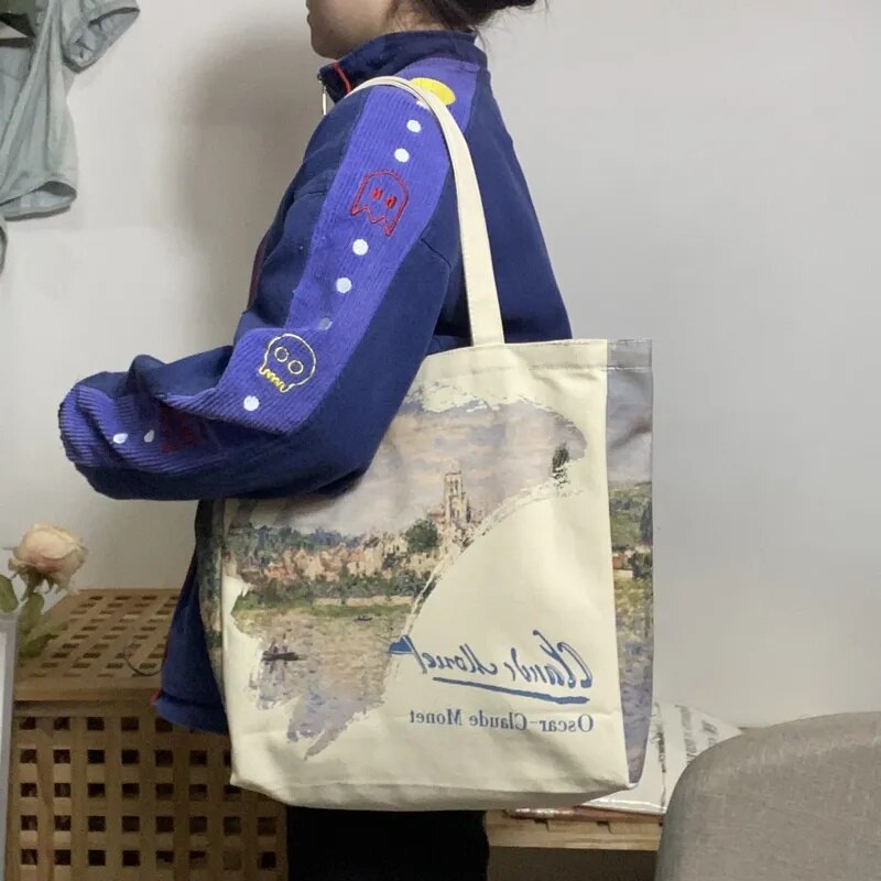 Bolso tote artístico de Claude Monet