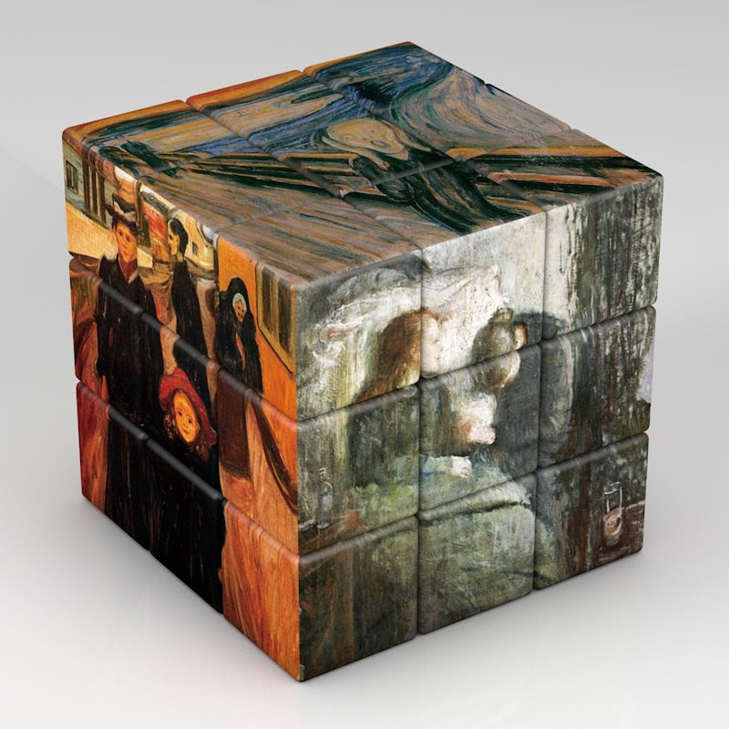 historia del arte cubos de rubik