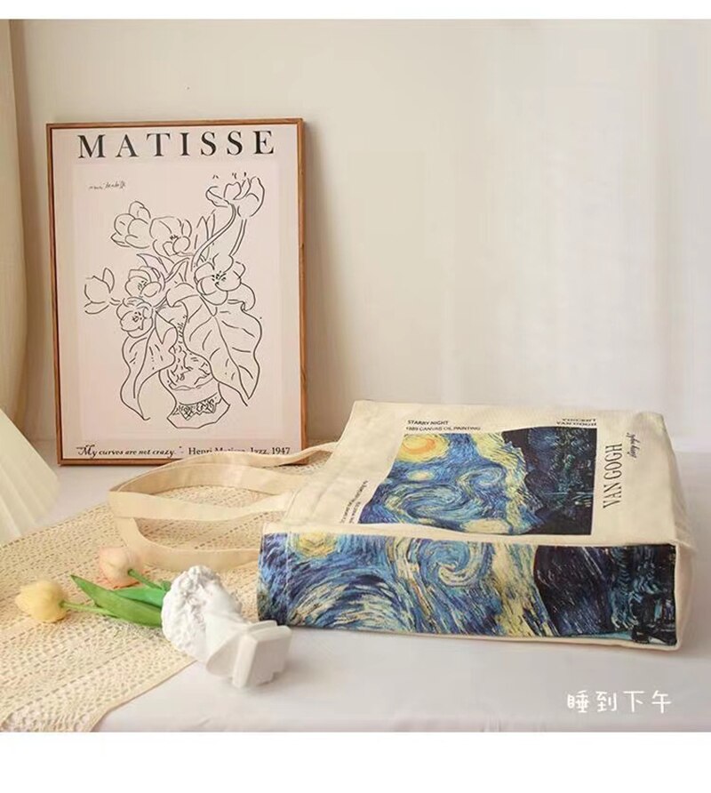 Bolsos tote artísticos de Van Gogh