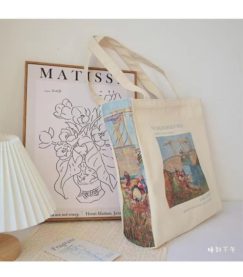 Bolsos tote artísticos de Van Gogh