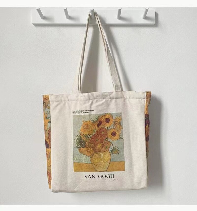 Bolsos de lona artísticos de Van Gogh