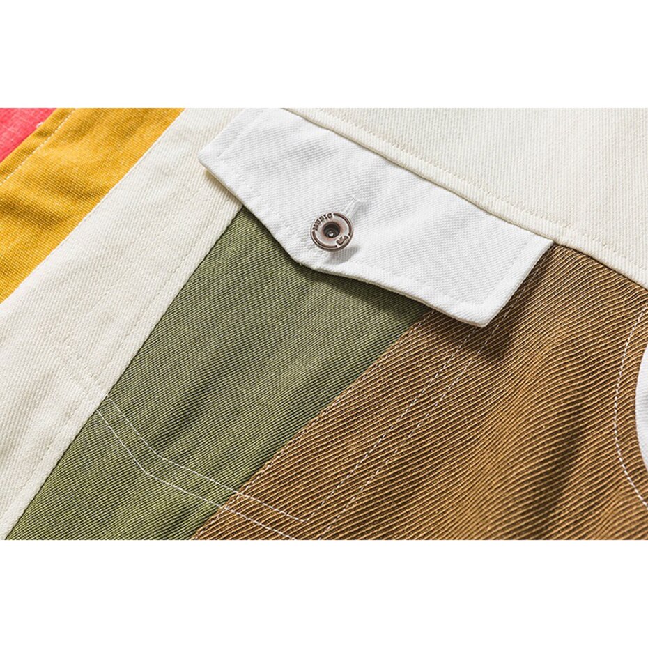 Chaqueta extragrande con diseño abstracto geométrico