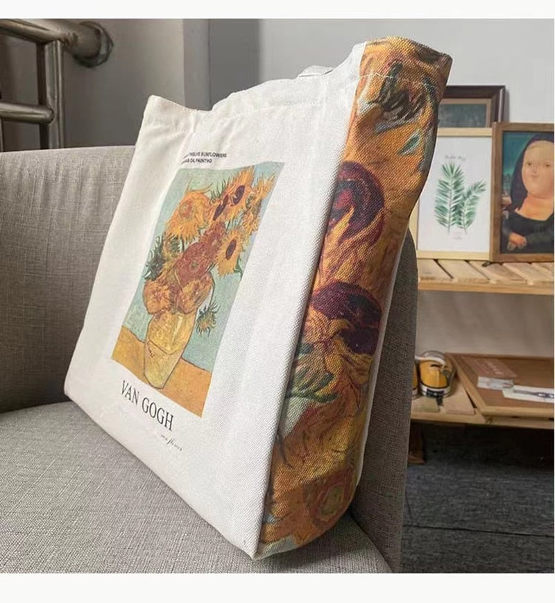 Bolsos de lona artísticos de Van Gogh