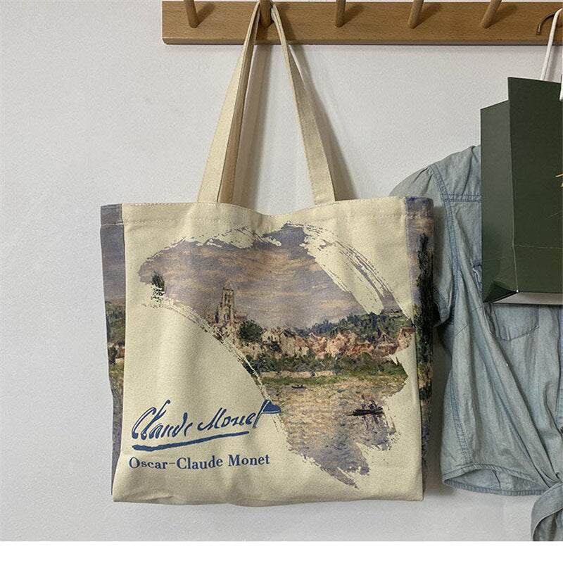 Bolso tote artístico de Claude Monet