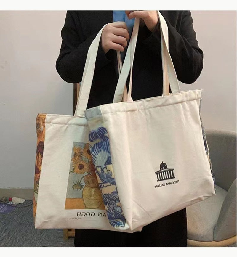 Bolsos de lona artísticos de Van Gogh