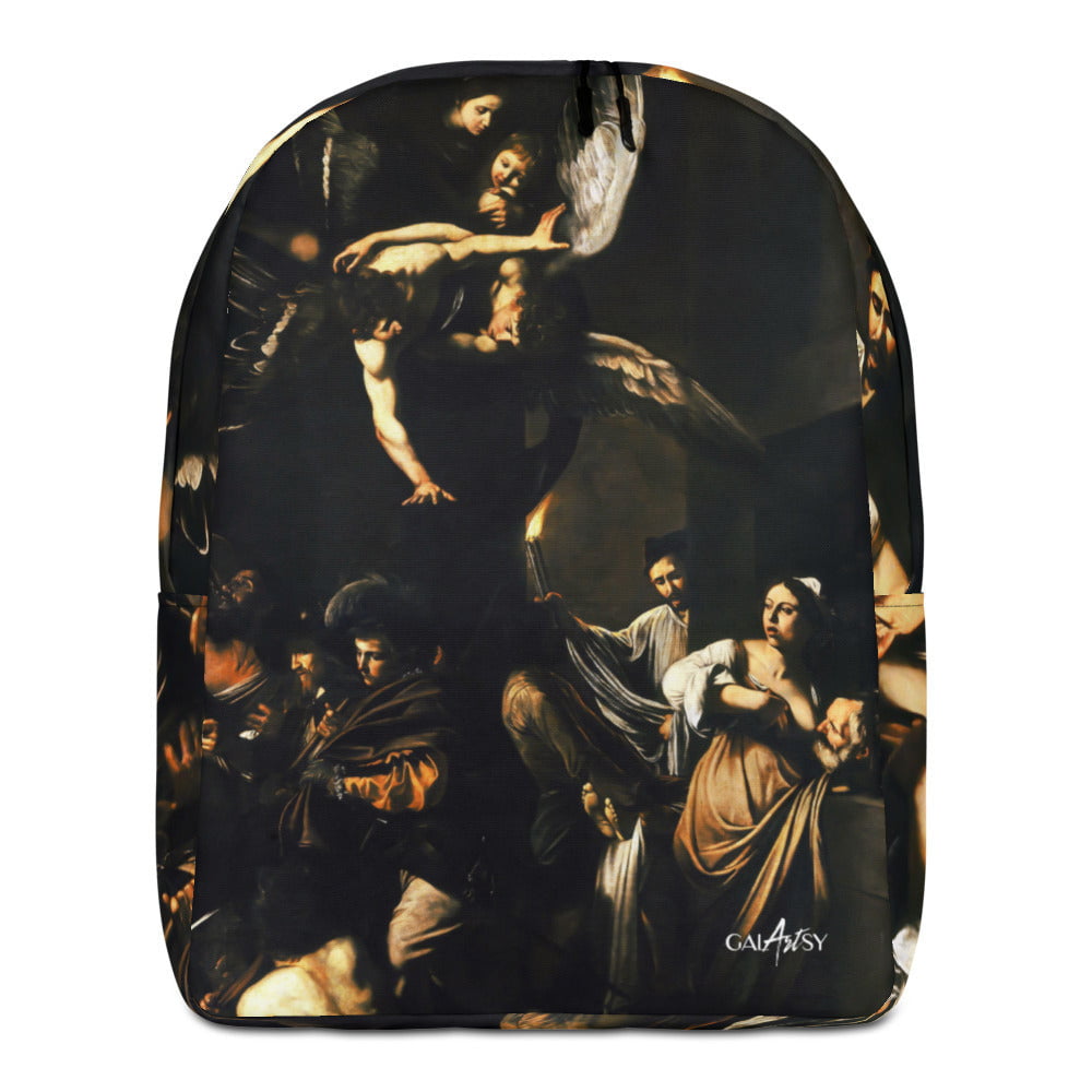 SAC À DOS SEPT ŒUVRES DE MISÉRICORDE CARAVAGGIO