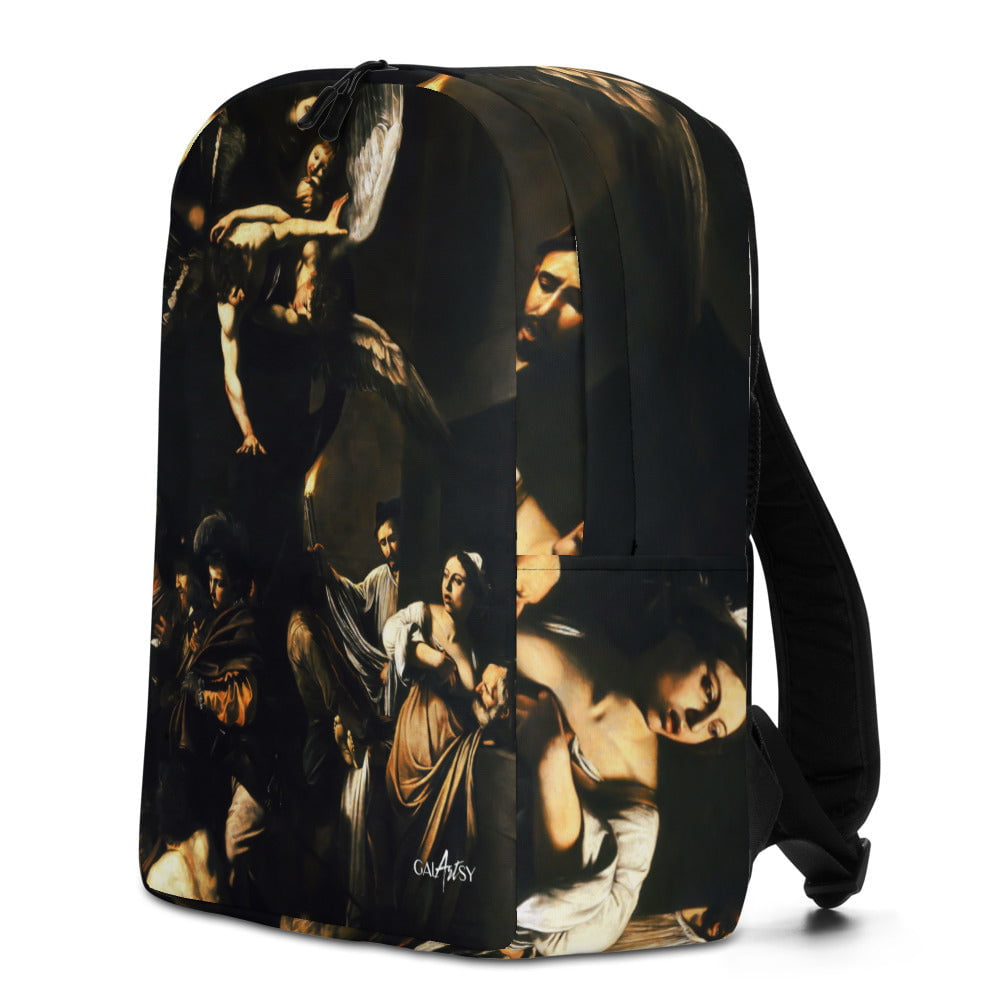 SAC À DOS SEPT ŒUVRES DE MISÉRICORDE CARAVAGGIO