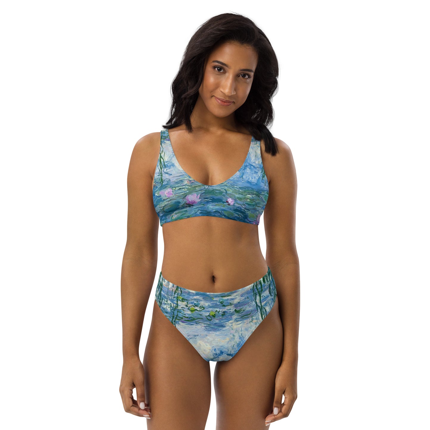 Claude Monet Bikini taille haute Nymphéas