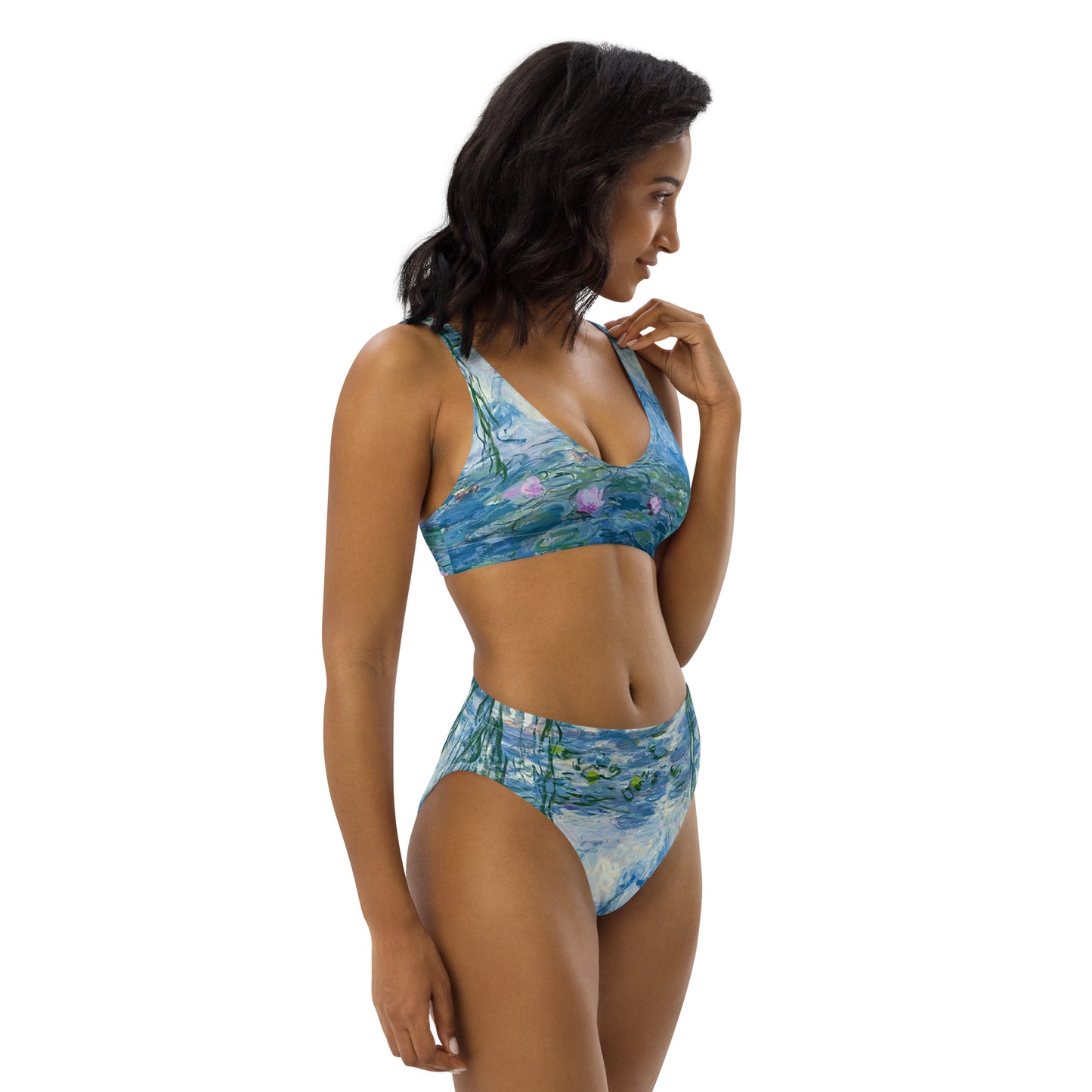 Claude Monet Bikini taille haute Nymphéas