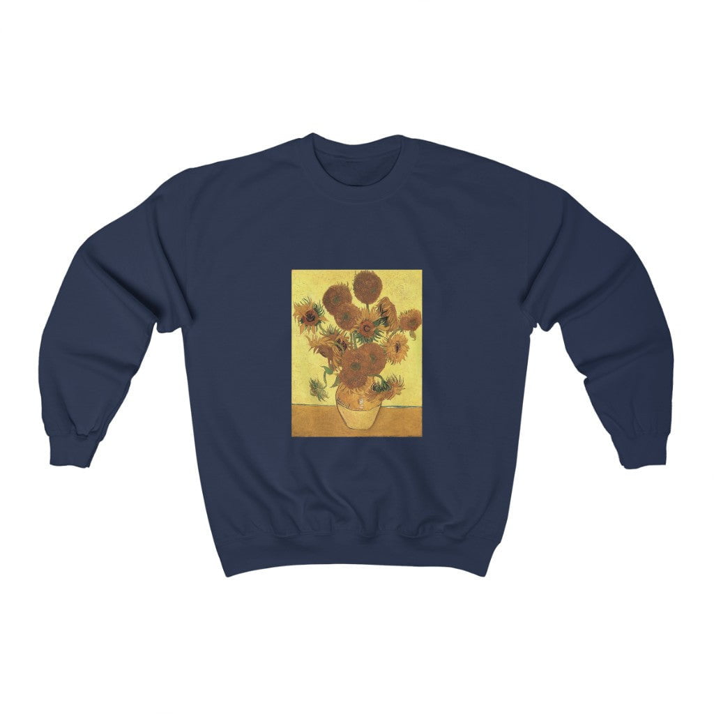 Sudadera Vincent van Gogh Jarrón con Quince Girasoles