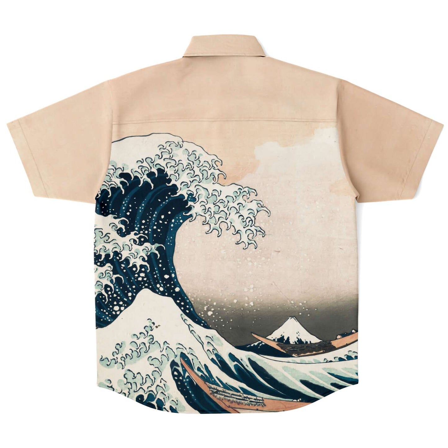 Hokusai La gran ola de Kanagawa CAMISA BOTONES