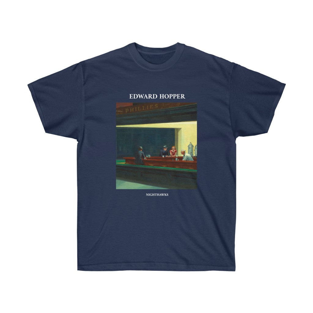 Camiseta Edward Hopper Nighthawks