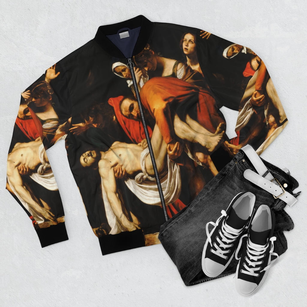 La mise au tombeau du Christ Bomber Jacket