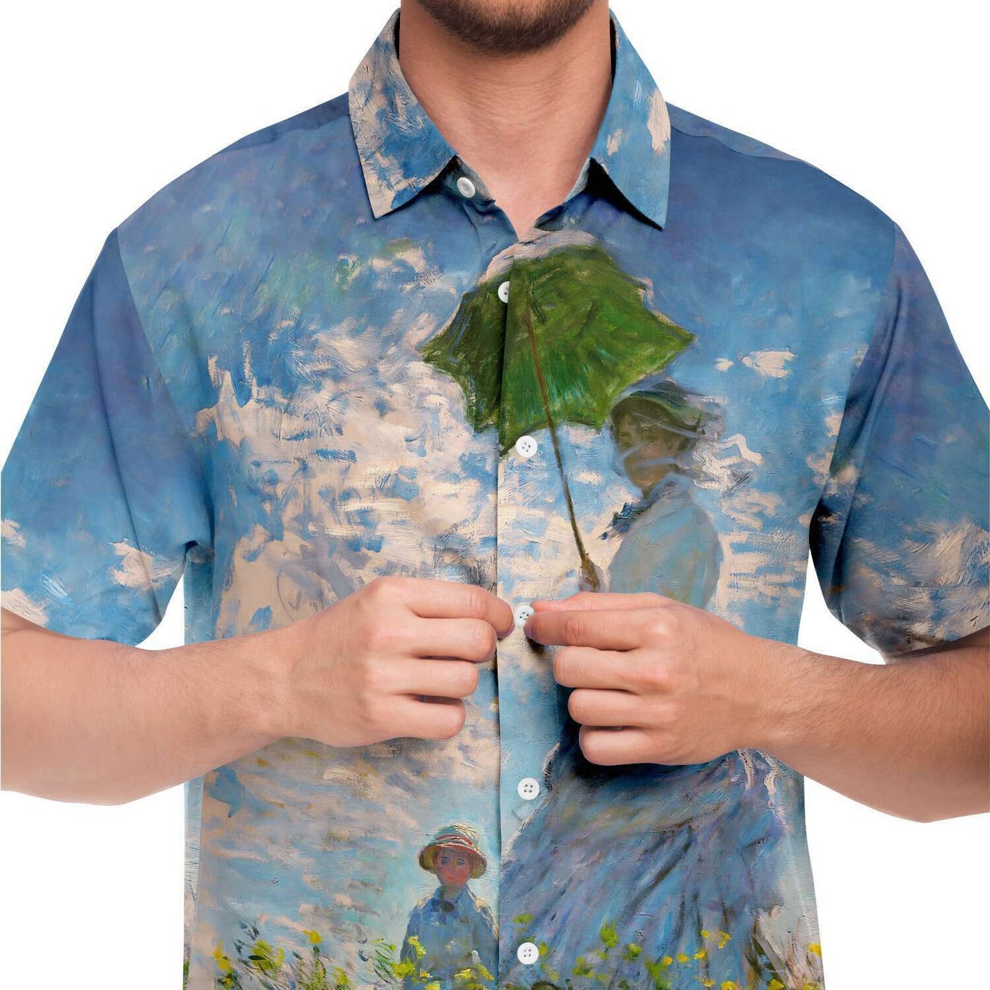 MONET Femme à la Chemise Boutonnée Parasol