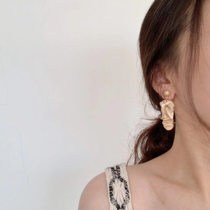 Boucles d'oreilles inspirées de Michel-Ange