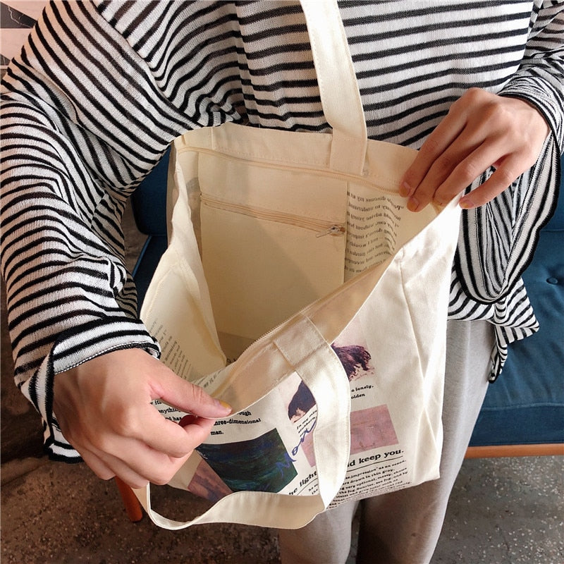 Bolso vintage Claude Monet