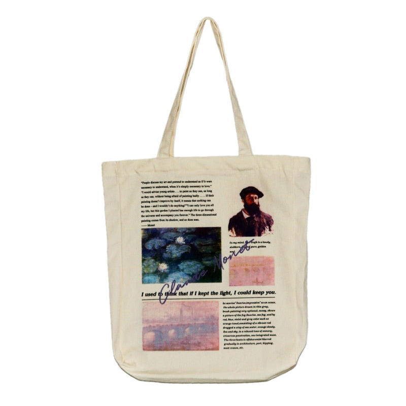 Bolso vintage Claude Monet
