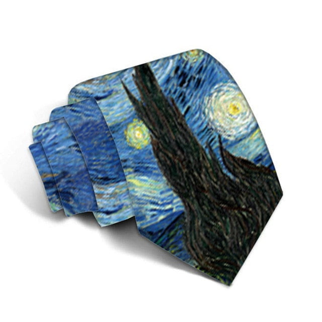 Corbata clásica noche estrellada