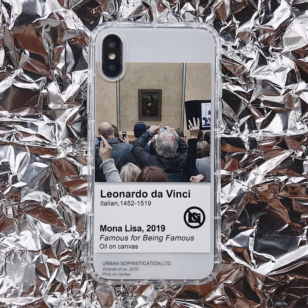 Coque iPhone Monalisa, célèbre pour être célèbre