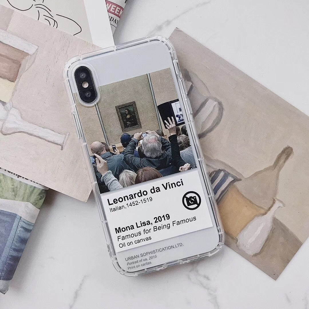 Coque iPhone Monalisa, célèbre pour être célèbre
