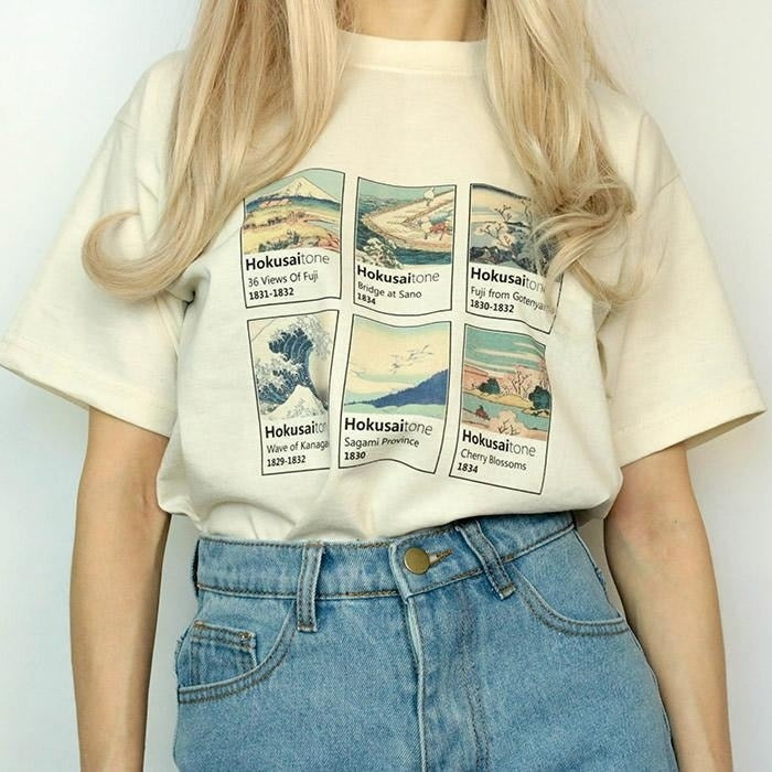 T-shirt Peintures Hokusai