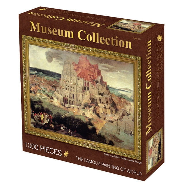 Rompecabezas duro de la colección del museo de 1000 piezas