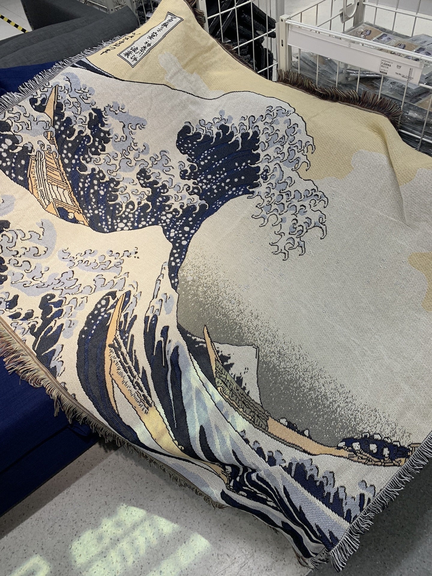 Manta de la ola de Hokusai